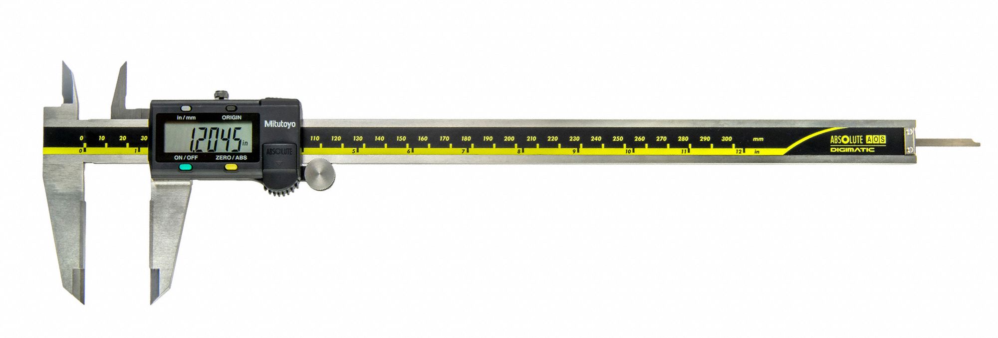 MITUTOYO 0 in to 12 in 0 to 300 mm Range 0.005 in Accuracy