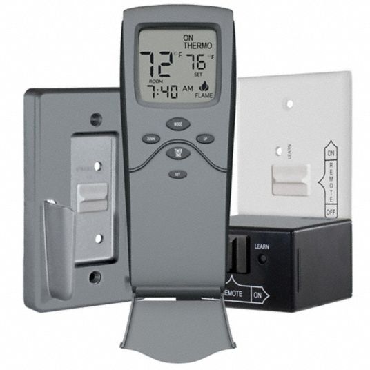 SKYTECH, Heat Only, Manual, Fireplace Remote Control, Thermostat ...