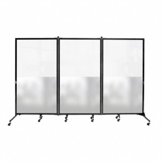 Screenflex CRDFF3 Frosted 3 Panel Room Divider