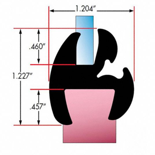 FAIRCHILD Window Locking Gasket Double Piece (requires key), Fits 0.