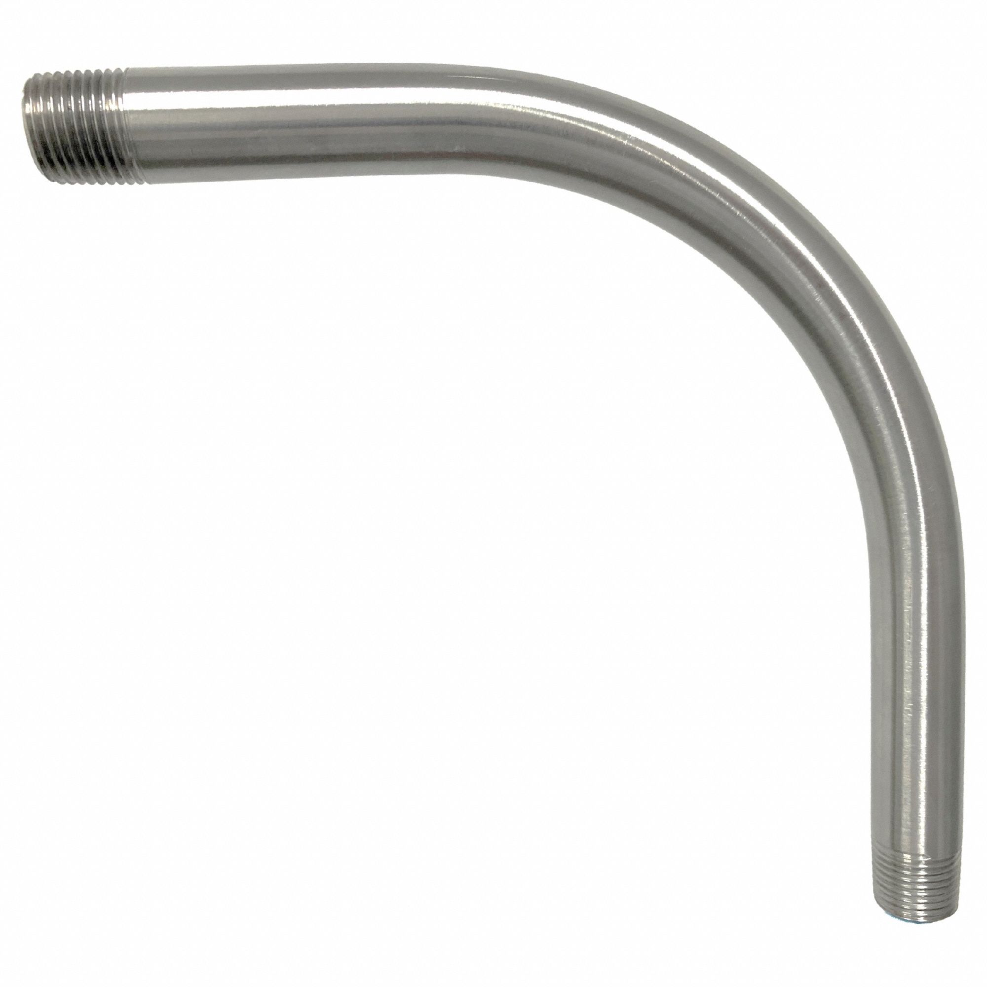 Elbow, 90 Degrees: 90°, 1 1/2 in Trade Size, Aluminum, Plain, 16 19/32 in Overall Lg