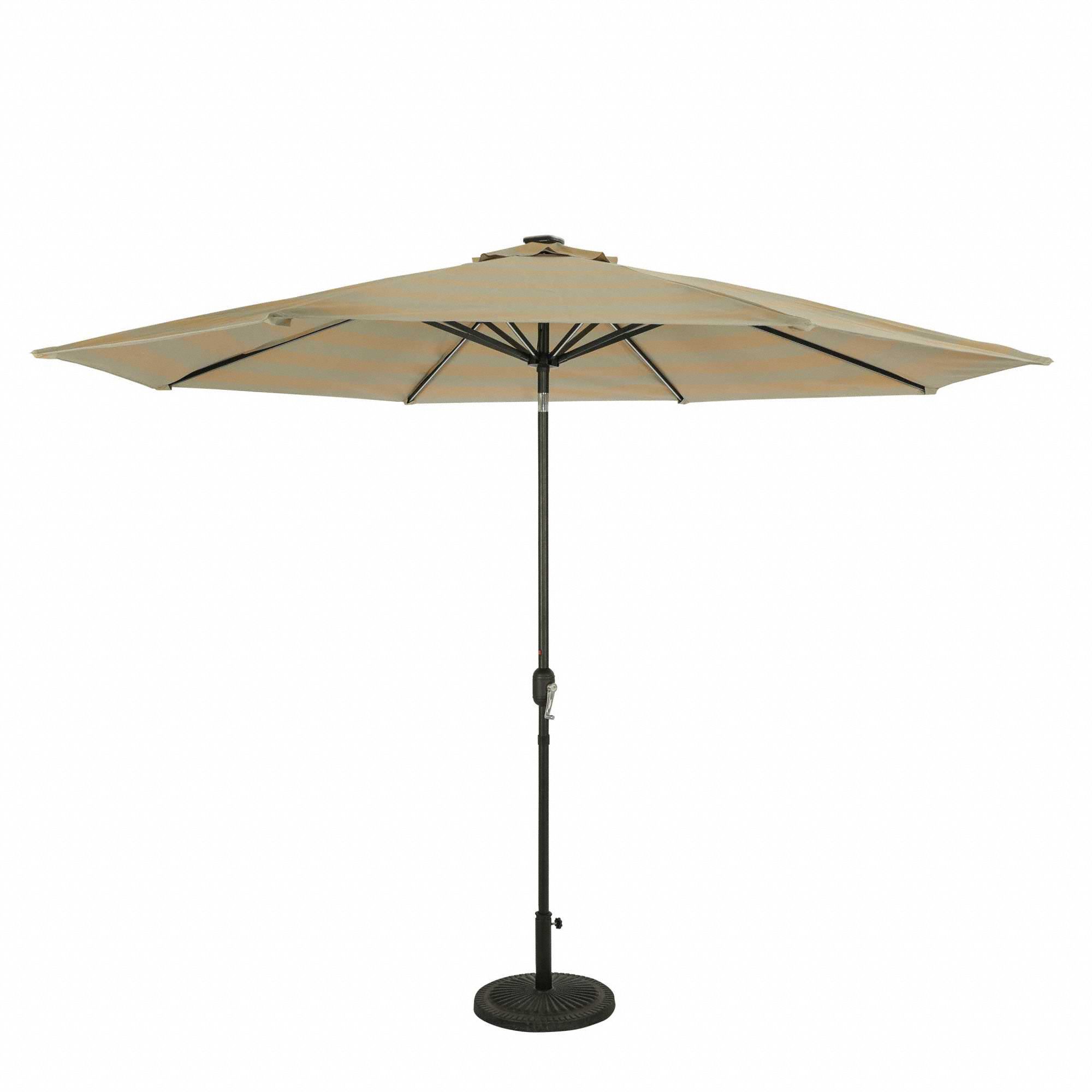Patio Umbrella: Champagne/Taupe,