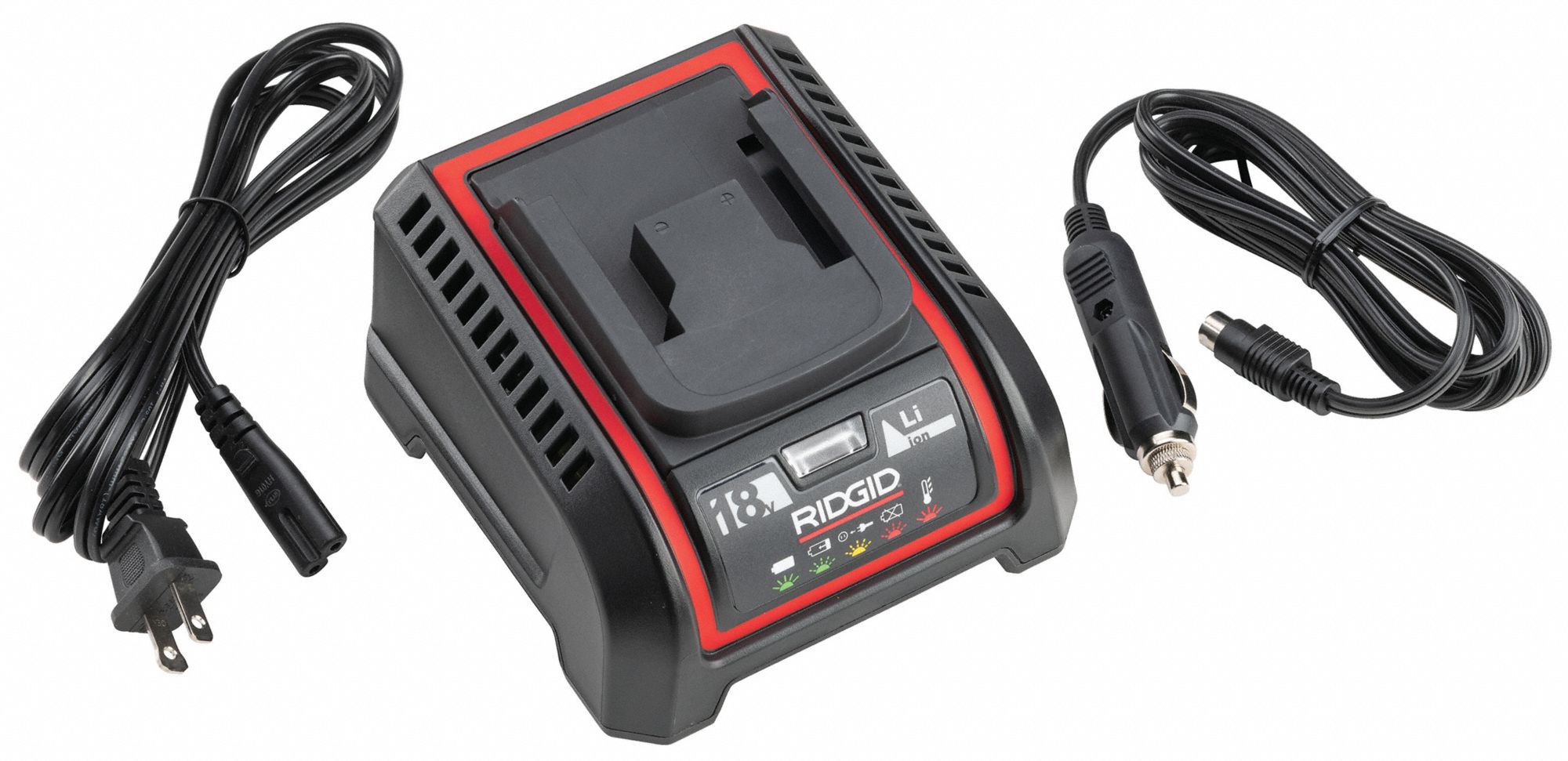 Ridgid 18v lithium ion best sale battery charger