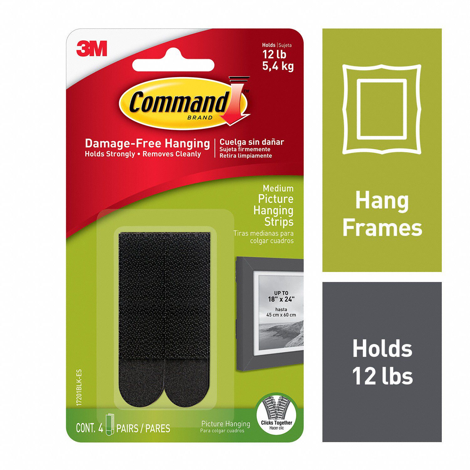 Medium Picture Hanging Strips, Picture Hanging Strips Foam