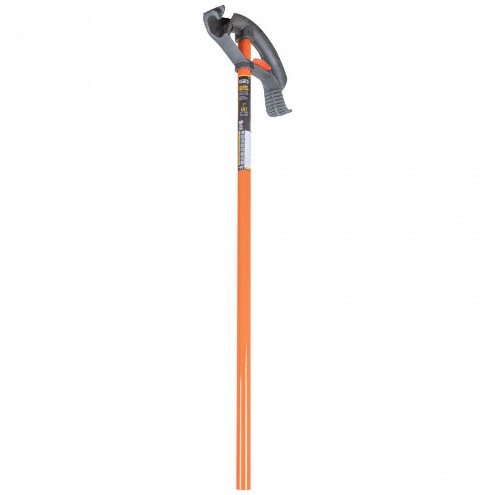 CONDUIT BENDER, 1 IN EMT CONDUIT SIZE TO ALUMINUM & GALVANIZED STEEL, 8 IN, IRON