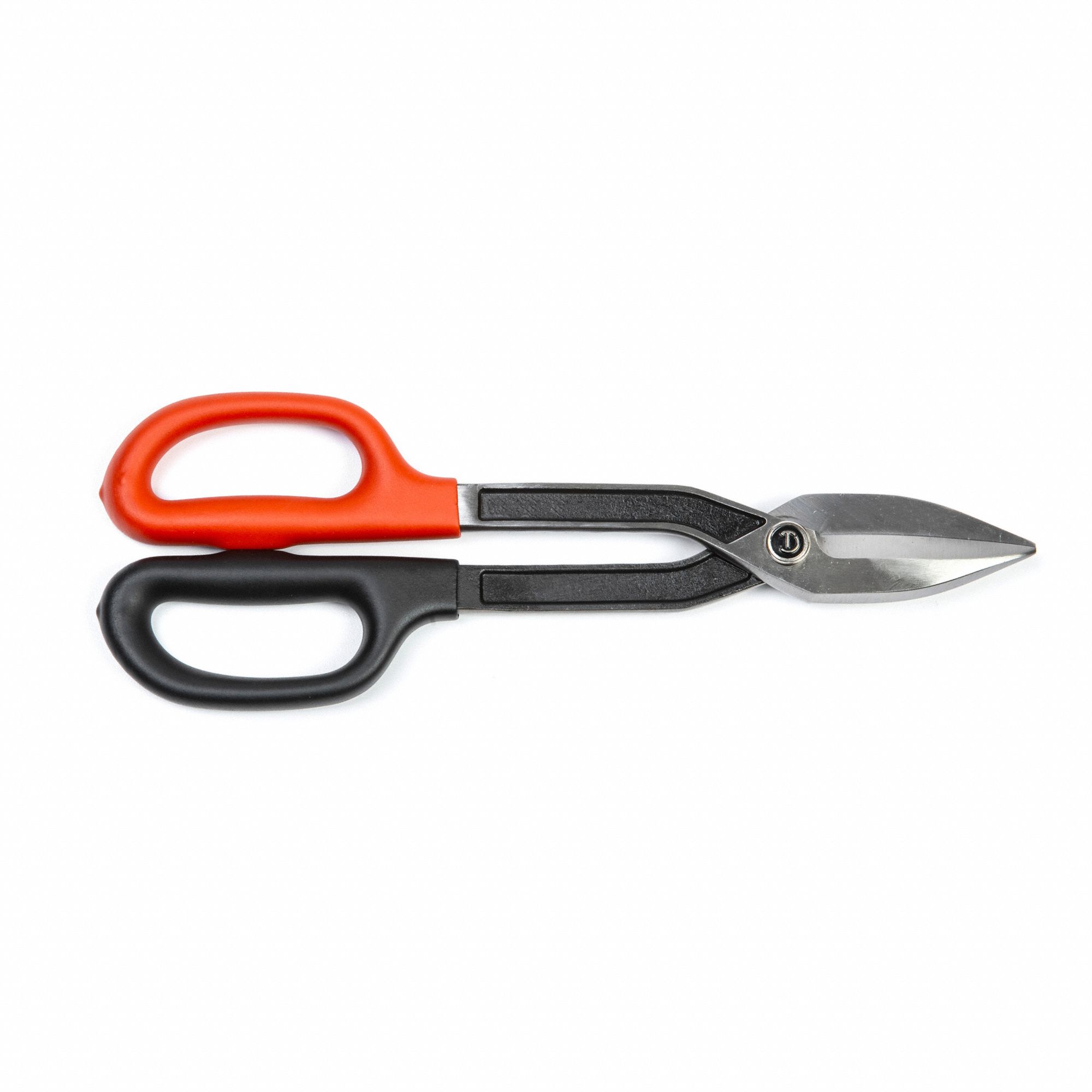 STRAIGHT PATTERN TINNER SNIPS, 12 IN, STRAIGHT, 12 1/4 IN OVERALL L, 2 3/4 IN CUTTING L