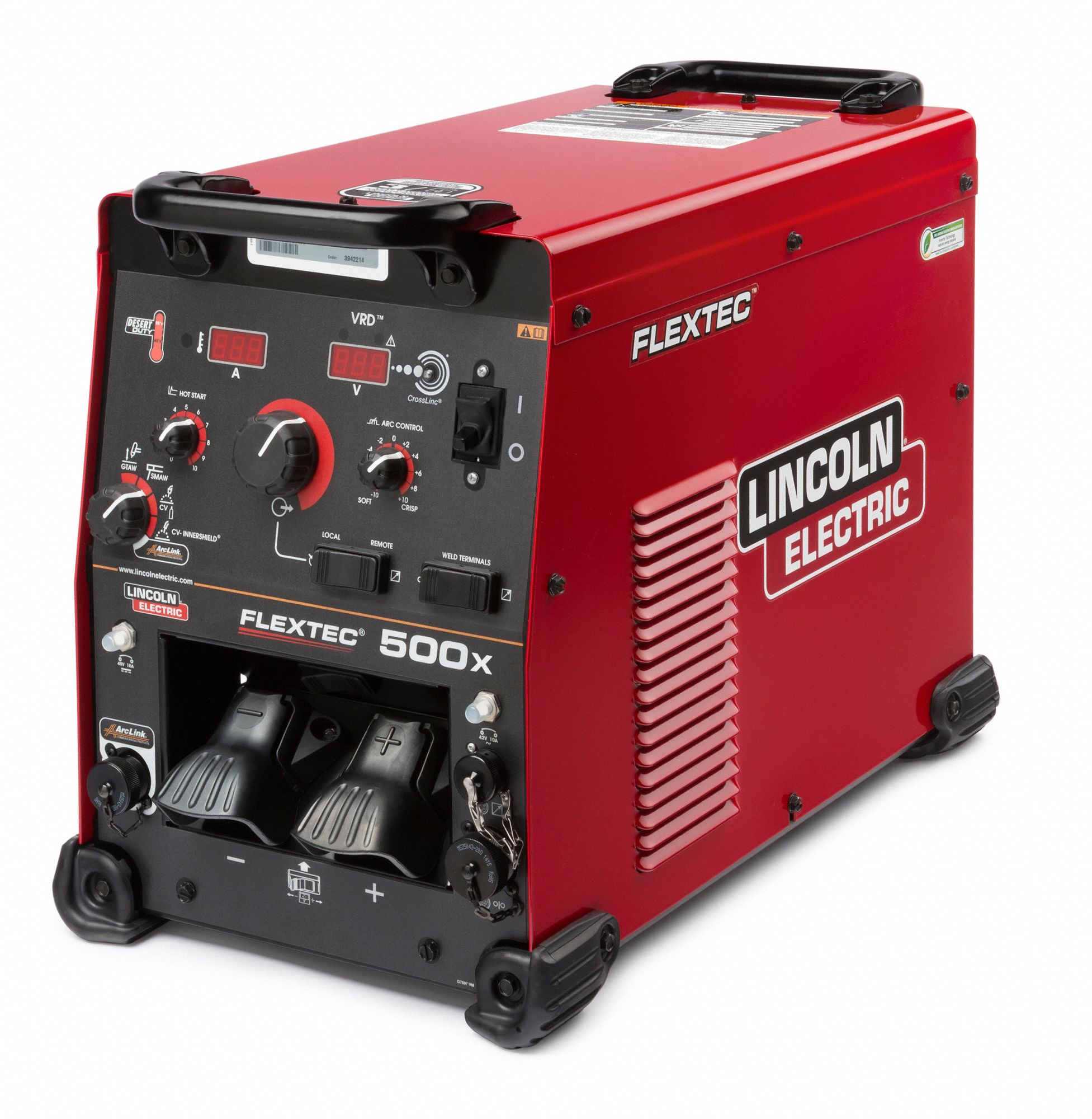 LINCOLN ELECTRIC Multiprocess Welder: Flextec 500X, DC, Power Source Only