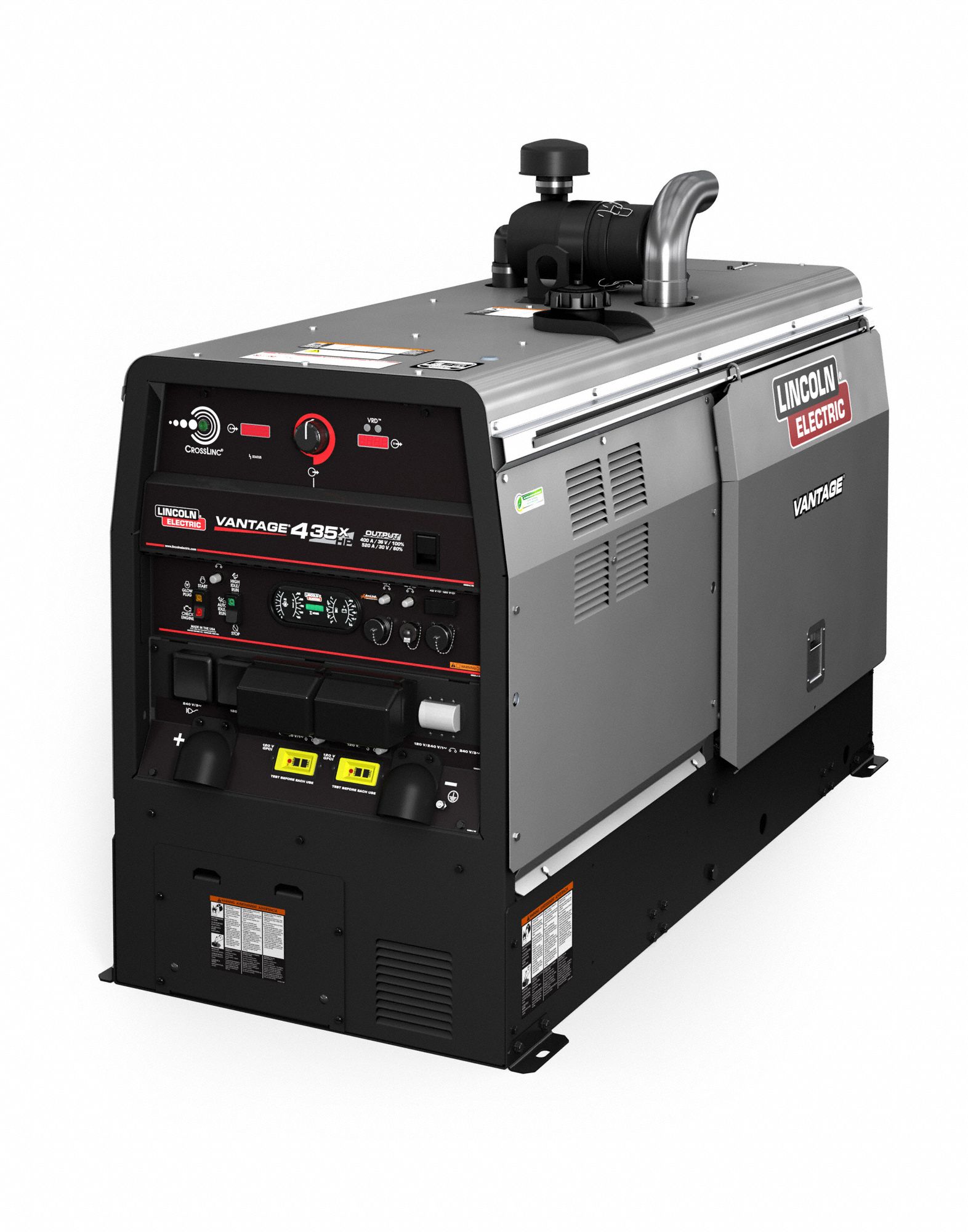 LINCOLN ELECTRIC, Vantage 435X, Diesel, EngineDriven Welder 61UY07