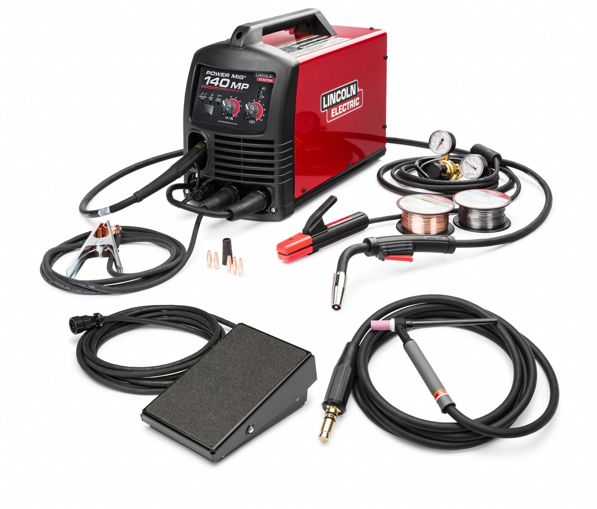 LINCOLN ELECTRIC, Power MIG 140MP, DC, Multiprocess Welder 61UY22K44991 Grainger