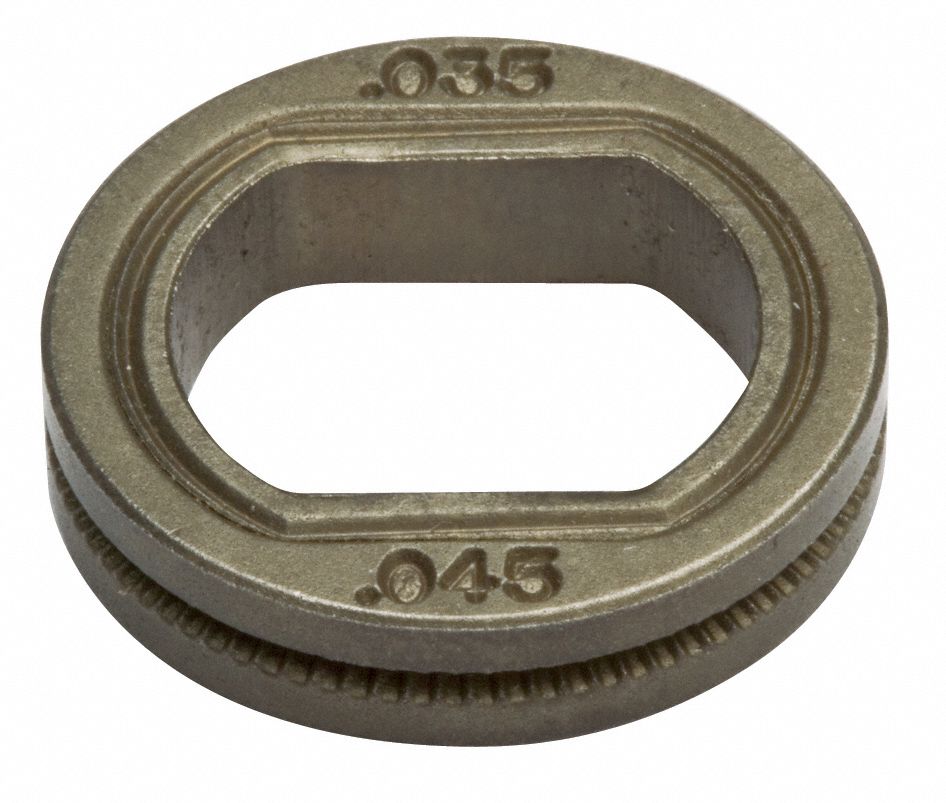 Drive Roll: 0.045 in, V-Knurl, For Power MIG 140C/180 Dual/180C/210 MP Series