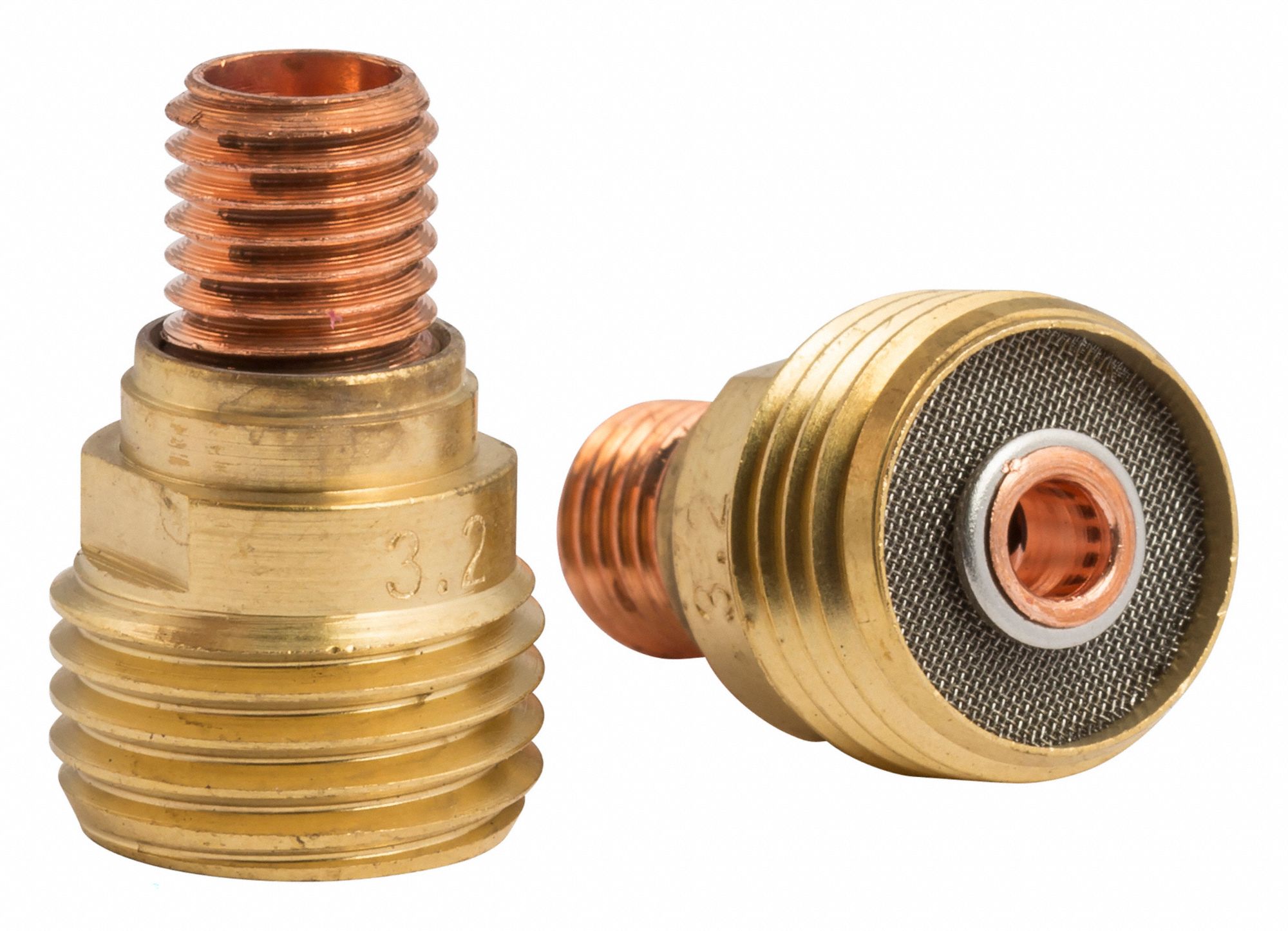 Gas Lens: For 1/8 in Max Electrode Dia, 45V45