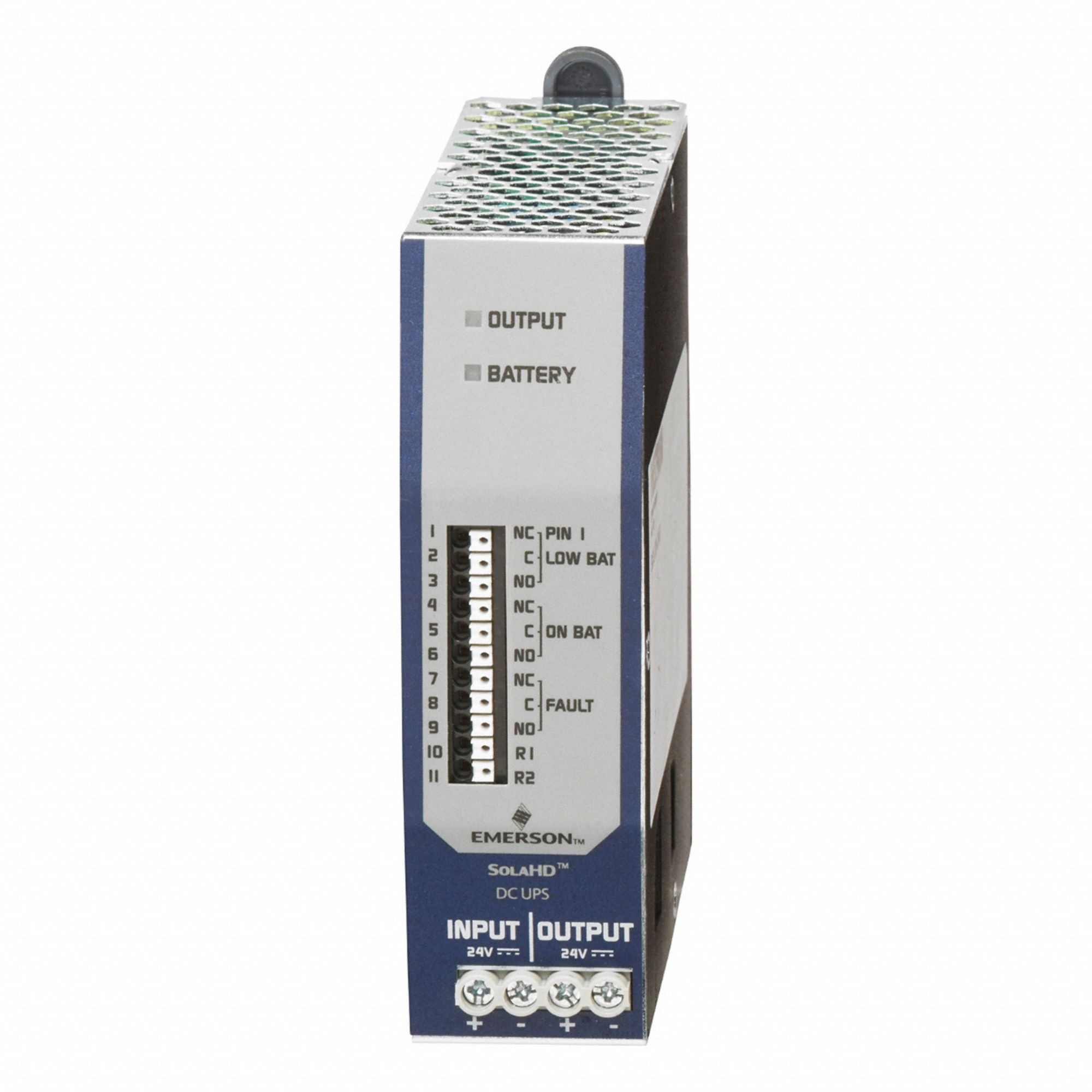 SOLAHD UPS: Single Phase, 240 VA Power Rating, 23 V DC_30 V DC Input, 23 V DC_30 V DC Output (MPN SDU1024B). Key specifications — Phase: Single; UPS Type: Standby; Brand: SOLAHD.