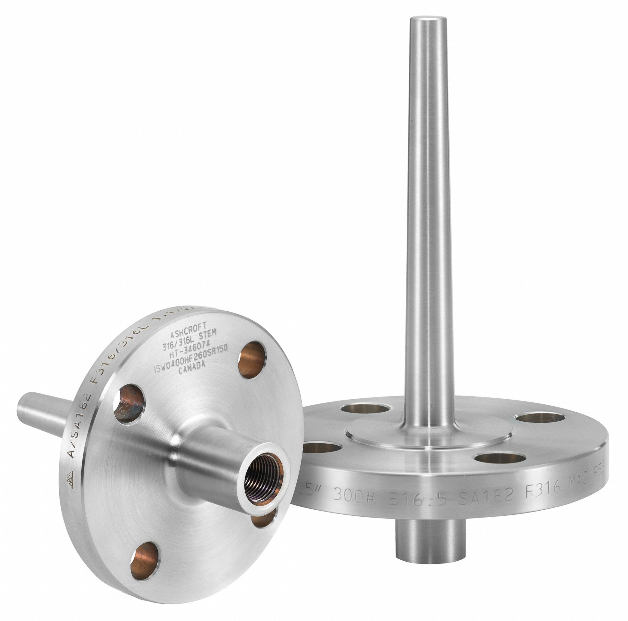 Stainless Steel, 2 in Flange Raised Face 300 Rating, Flanged