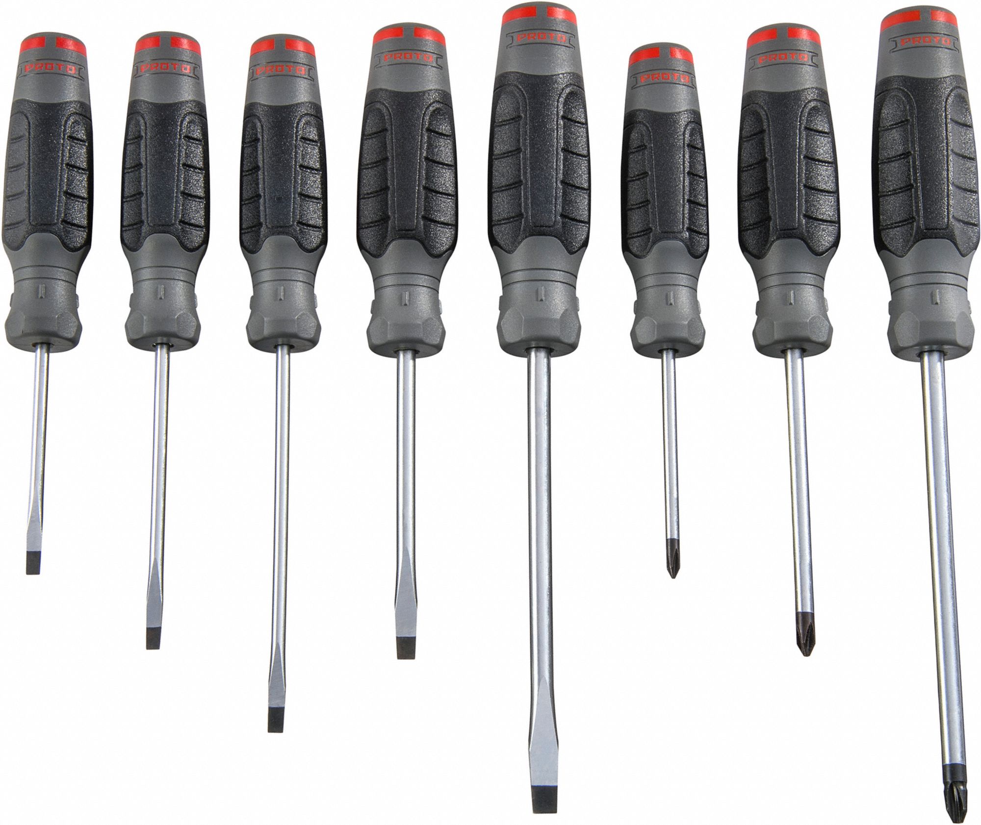SCREWDRIVER SETS,CUSHION GRIP,8 PIECES