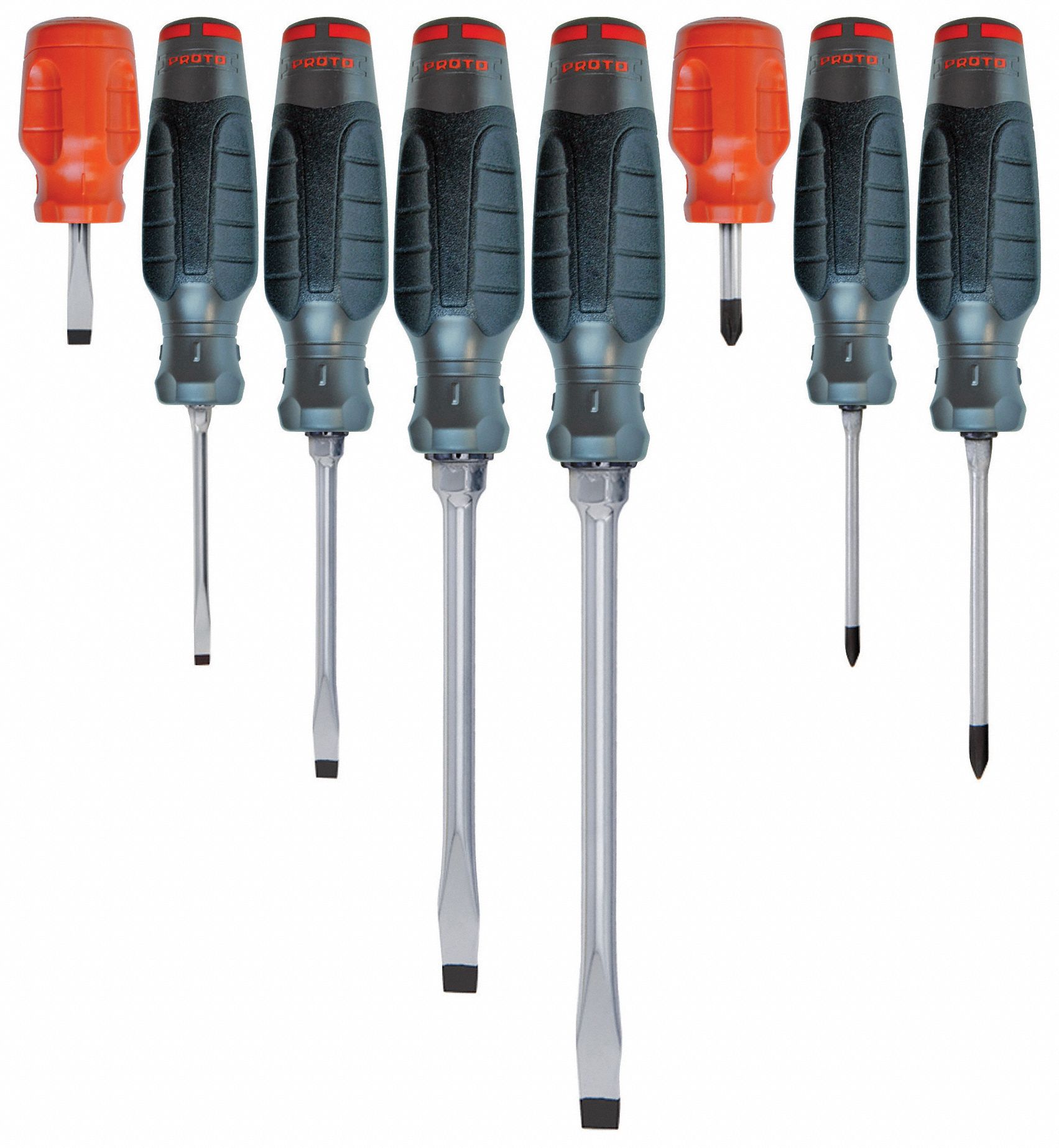 SCREWDRIVER SETS,CUSHION GRIP,8 PIECES