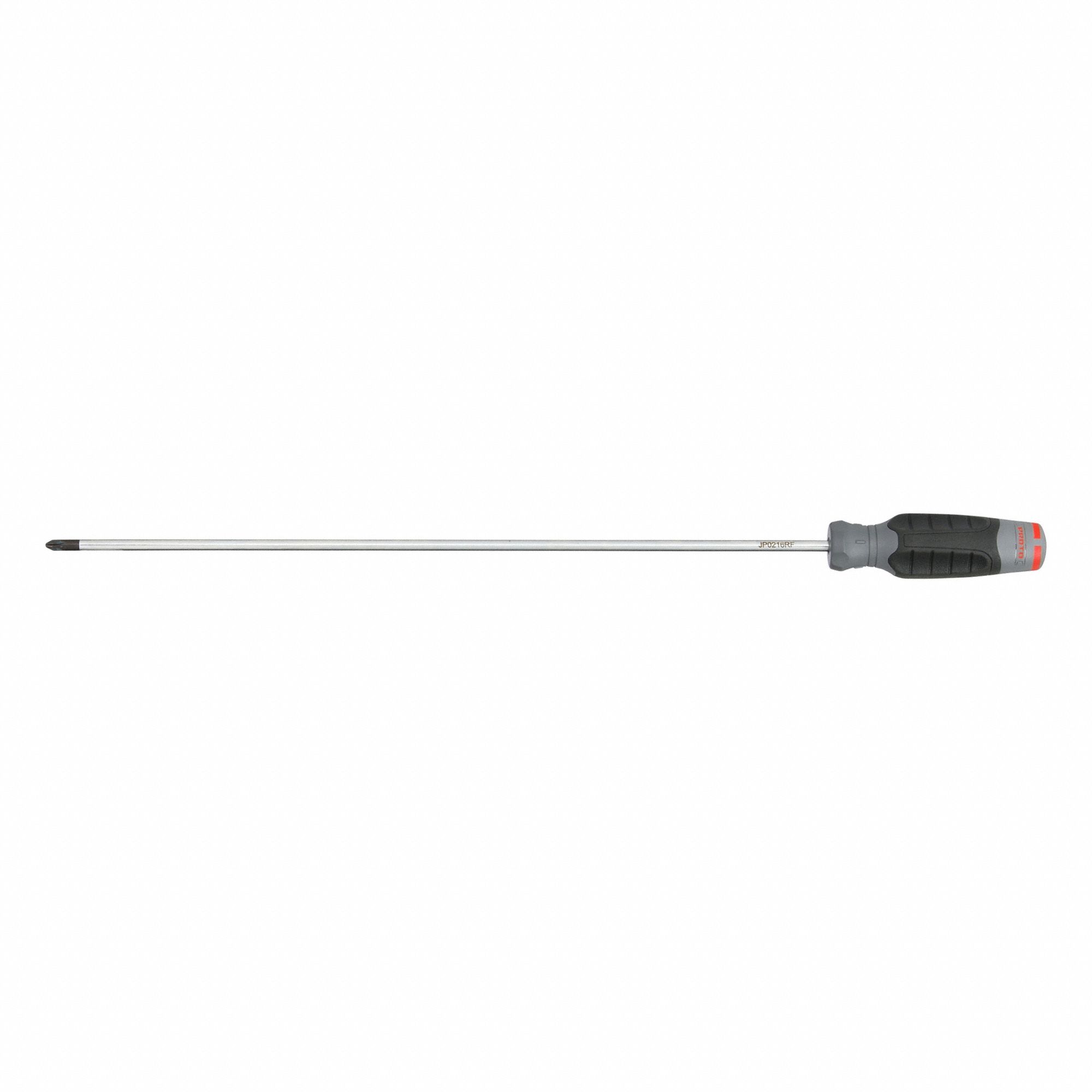 Screwdriver: Extra Long Lg, Not ESD Safe, Not Tether Capable, Not Insulated, #2 Tip Size