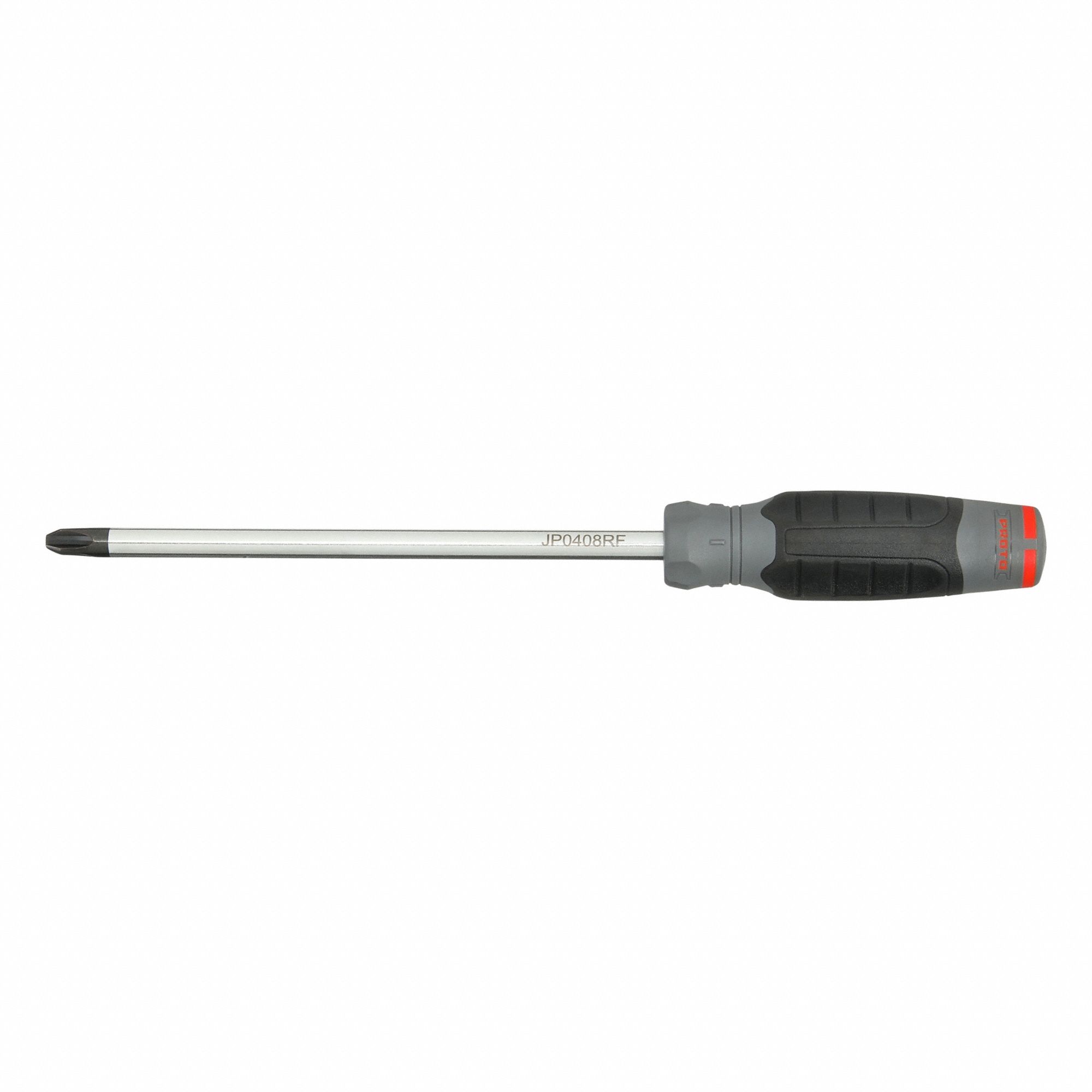 Screwdriver: Extra Long Lg, Not ESD Safe, Not Tether Capable, Not Insulated, #4 Tip Size