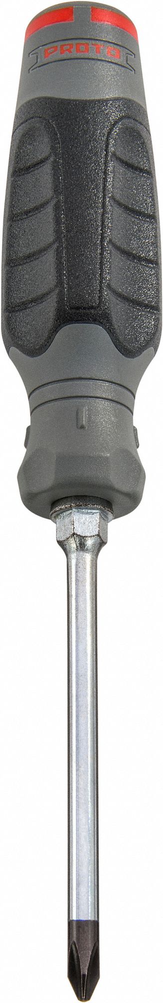 SCREWDRIVER, #2 TIP SIZE, 8 1/2 IN OVERALL L, 4 IN SHANK L, CUSHION GRIP