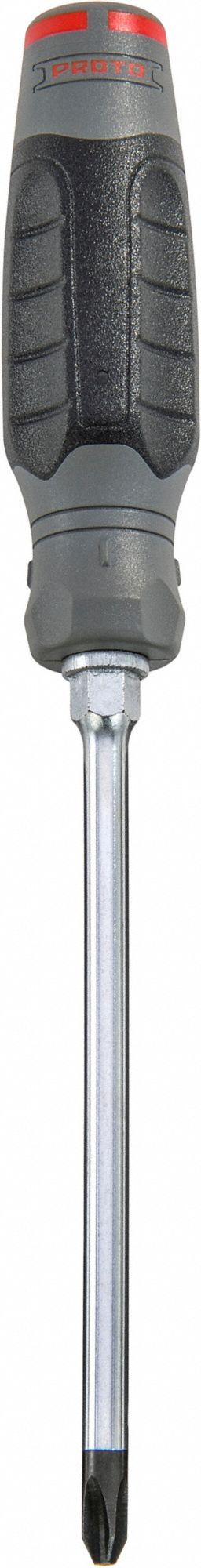 SCREWDRIVER, #3 TIP SIZE, 10 3/4 IN OVERALL L, 6 IN SHANK L, CUSHION GRIP
