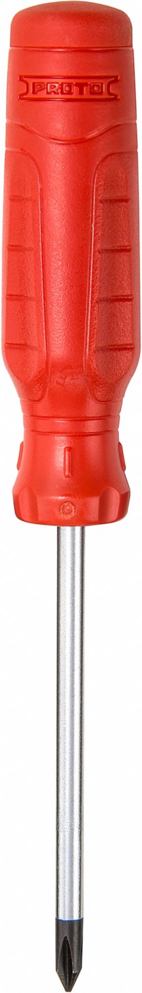 SCREWDRIVER, #1 TIP SIZE, 6 1/4 IN OVERALL L, 3 IN SHANK L, PLASTIC GRIP