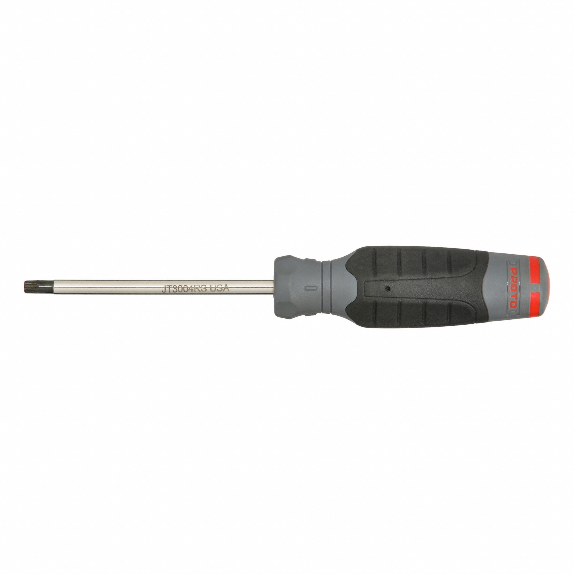 Screwdriver: Long Lg, Torx Tip, T30 Tip Size, 8 1/2 in Overall Lg, 4 in Shank Lg, Cushion Grip