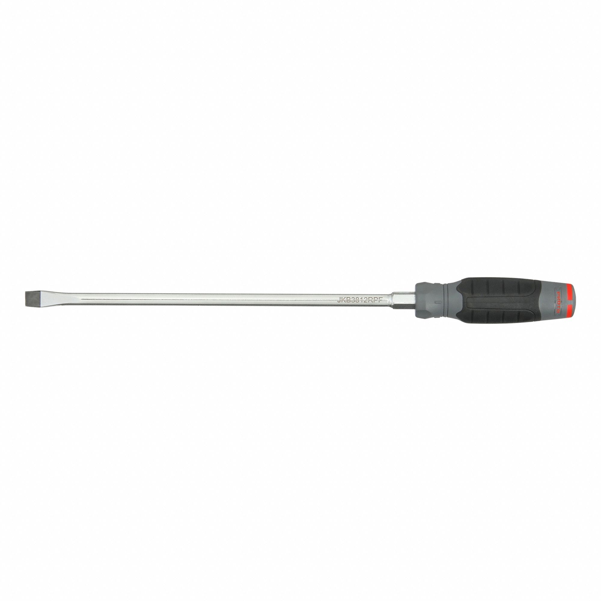 SCREWDRIVER,3/8 IN TIP,SLOTTED TIP