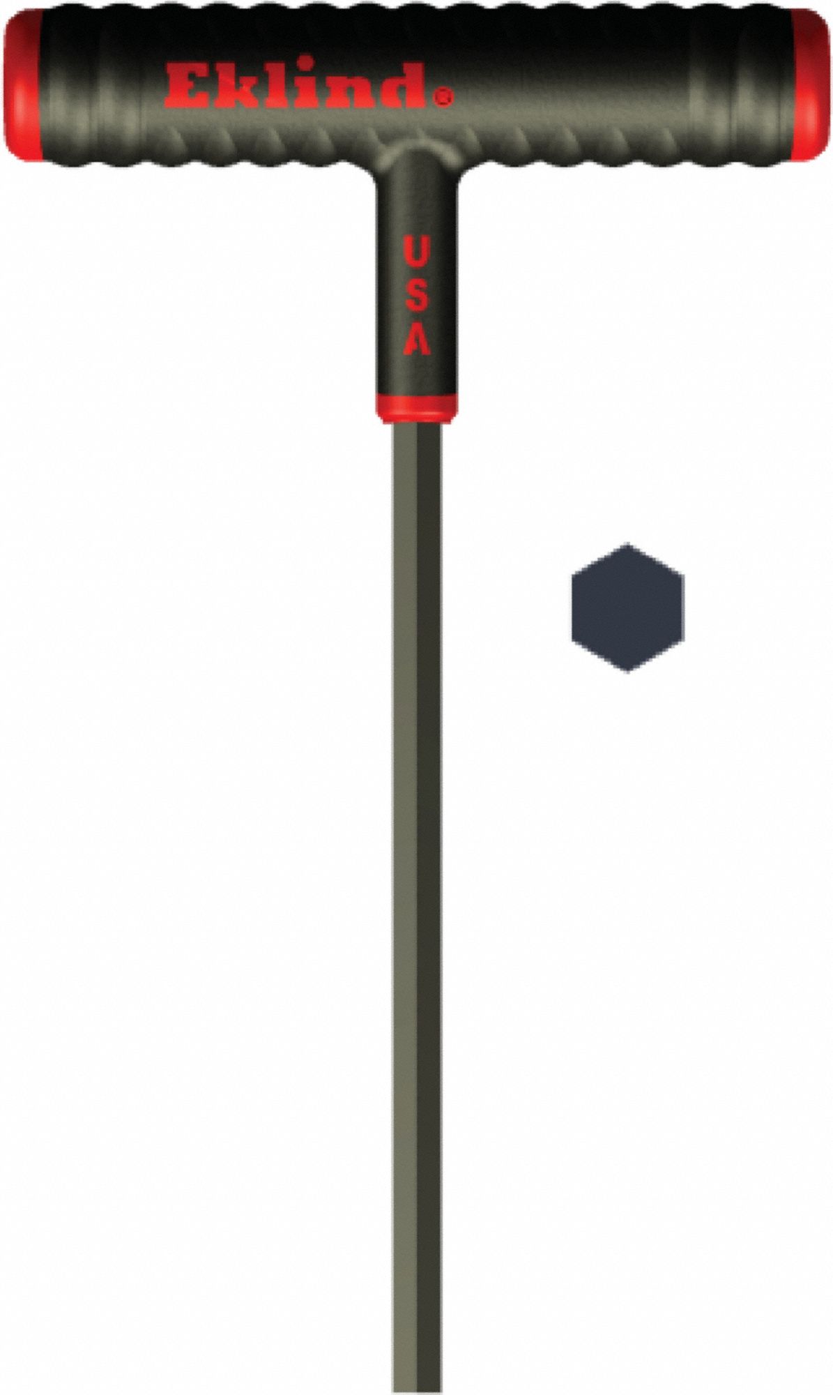 EKLIND Hex Key: 0 Ball Ends, 3/16 in Tip Size, SAE, Long, Alloy Steel, Black Finish, 4 in Handle Lg (MPN 61612). Key specifications — attr1205521: EKLIND; attr1205526: Black Finish.
