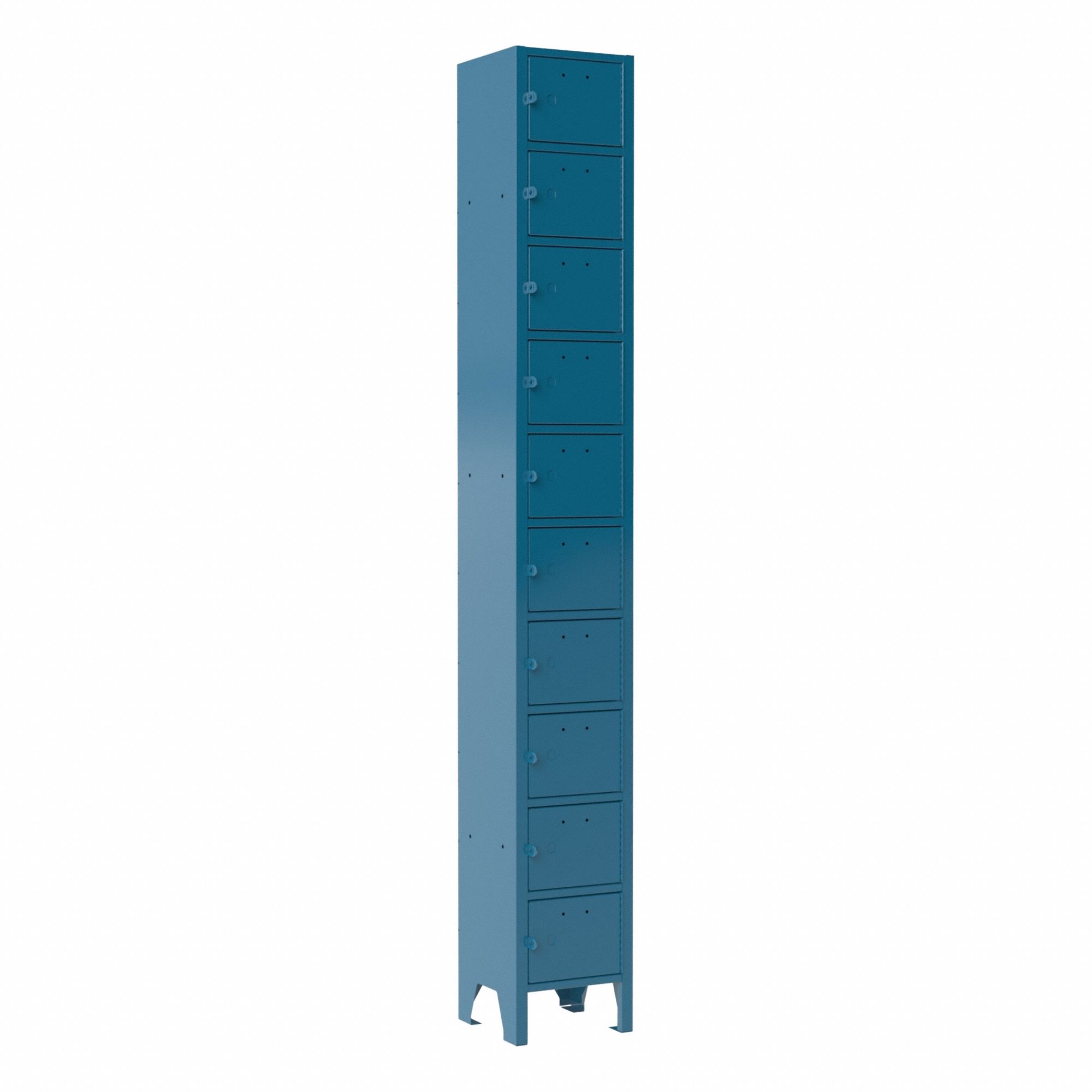 DURHAM MFG  Cell Phone Locker,9"x5-3/4",Steel,Blue 830P59