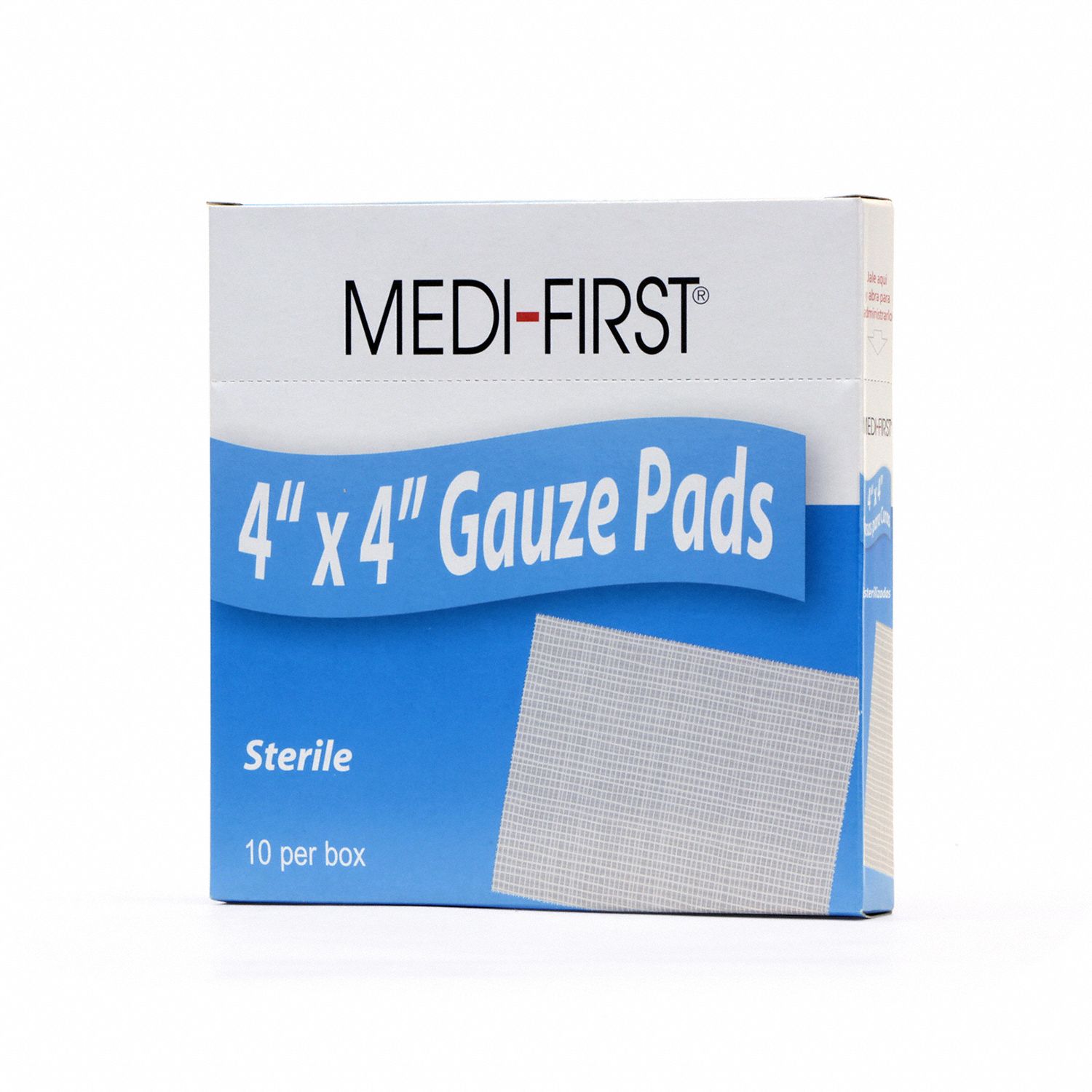 MEDI-FIRST, 4 in Dressing Lg, 4 in Dressing Wd, Gauze Pad - 3JME2|62012 ...