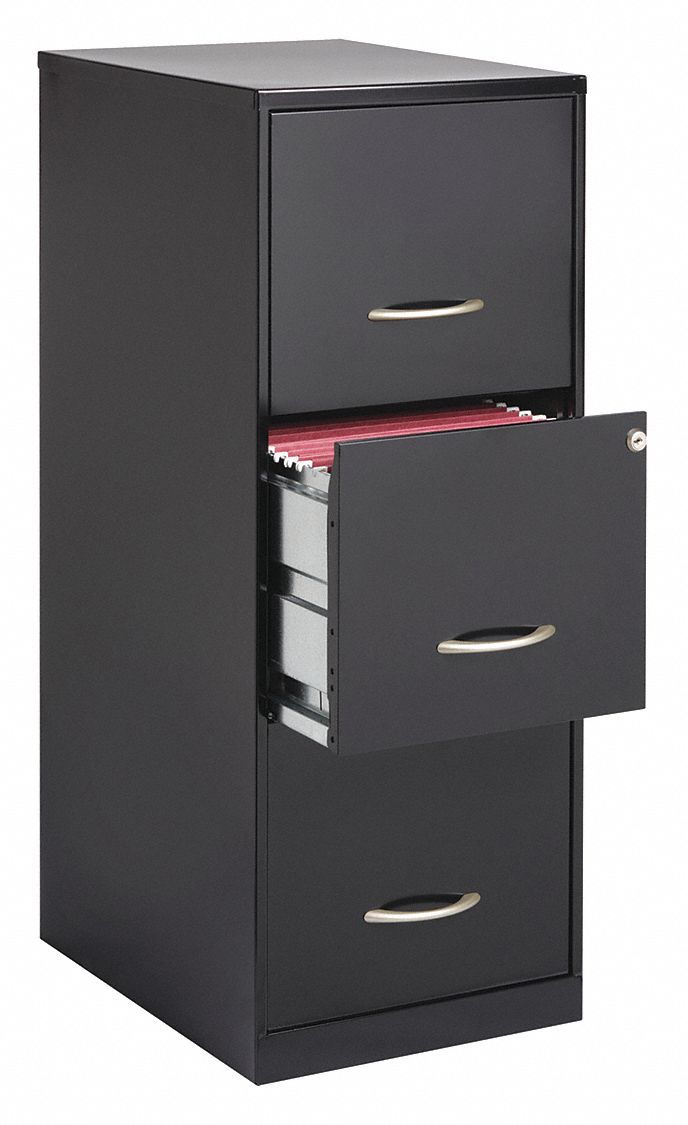 SPACE SOLUTIONS, Vertical, 3 Drawers, File Cabinet - 621N81|18573 ...