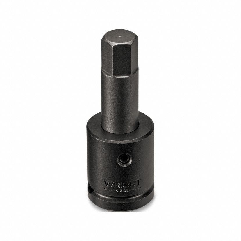 Replacement Socket Bit: Metric, 17 mm Tip Size, 35 mm Overall Lg, 3/4 in Drive Size
