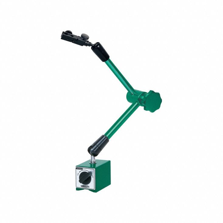 Indicator Stand: Magnetic-Base Indicator Holder, Articulating Arm, Magnetic Base