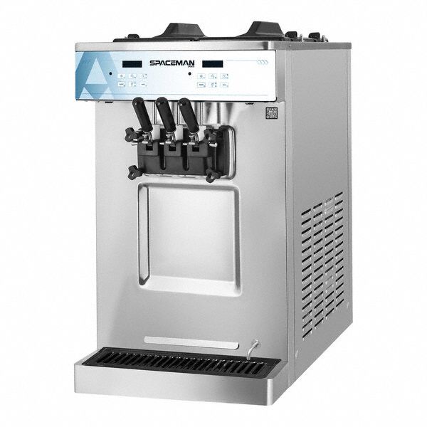 Soft Serve Machine: 2 Dispensers, 2 Flavors, 30 in Overall Dp, 39 in Overall Ht