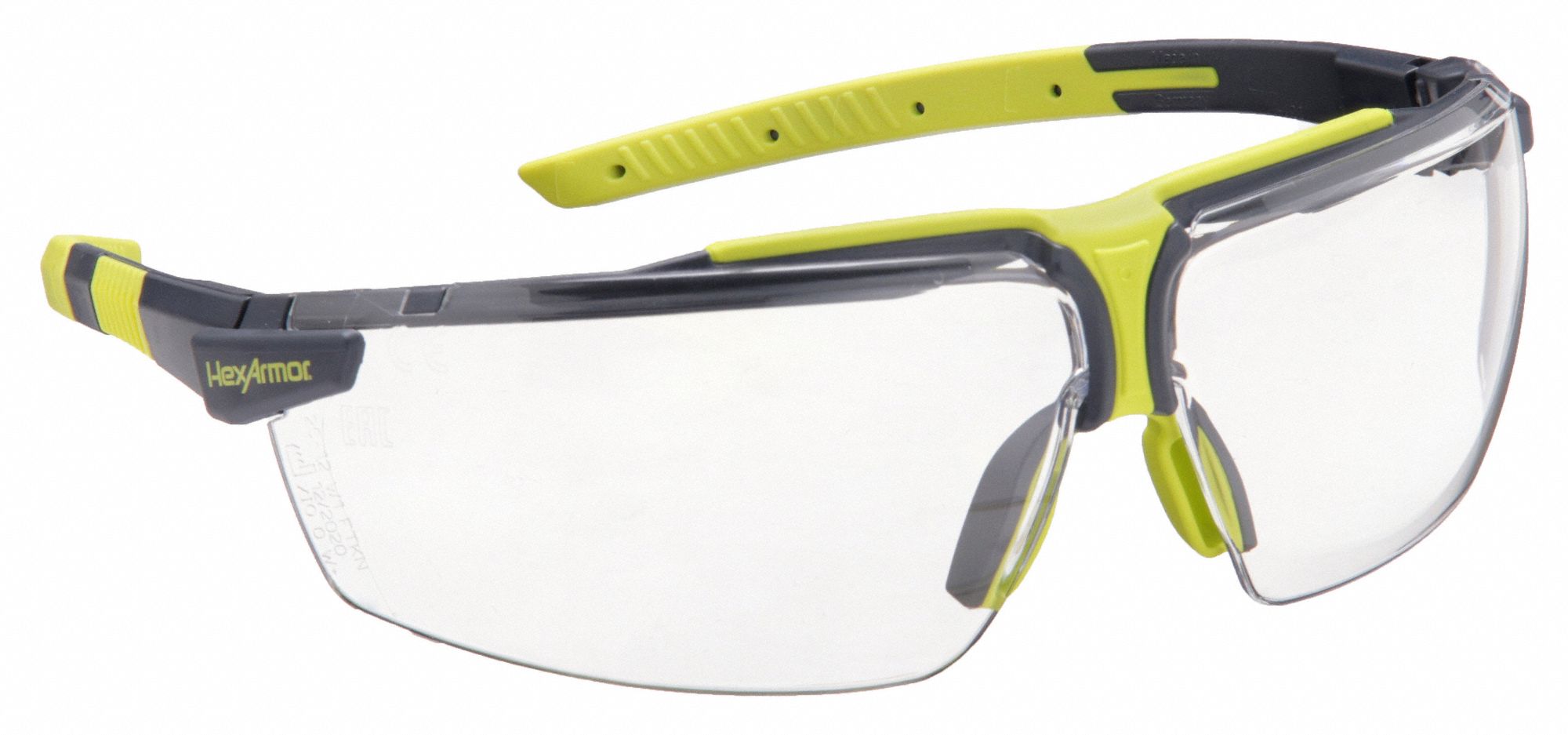 HEXARMOR, AntiFog /AntiScratch, Brow Foam Lining, Safety Glasses 623L89111900203 Grainger