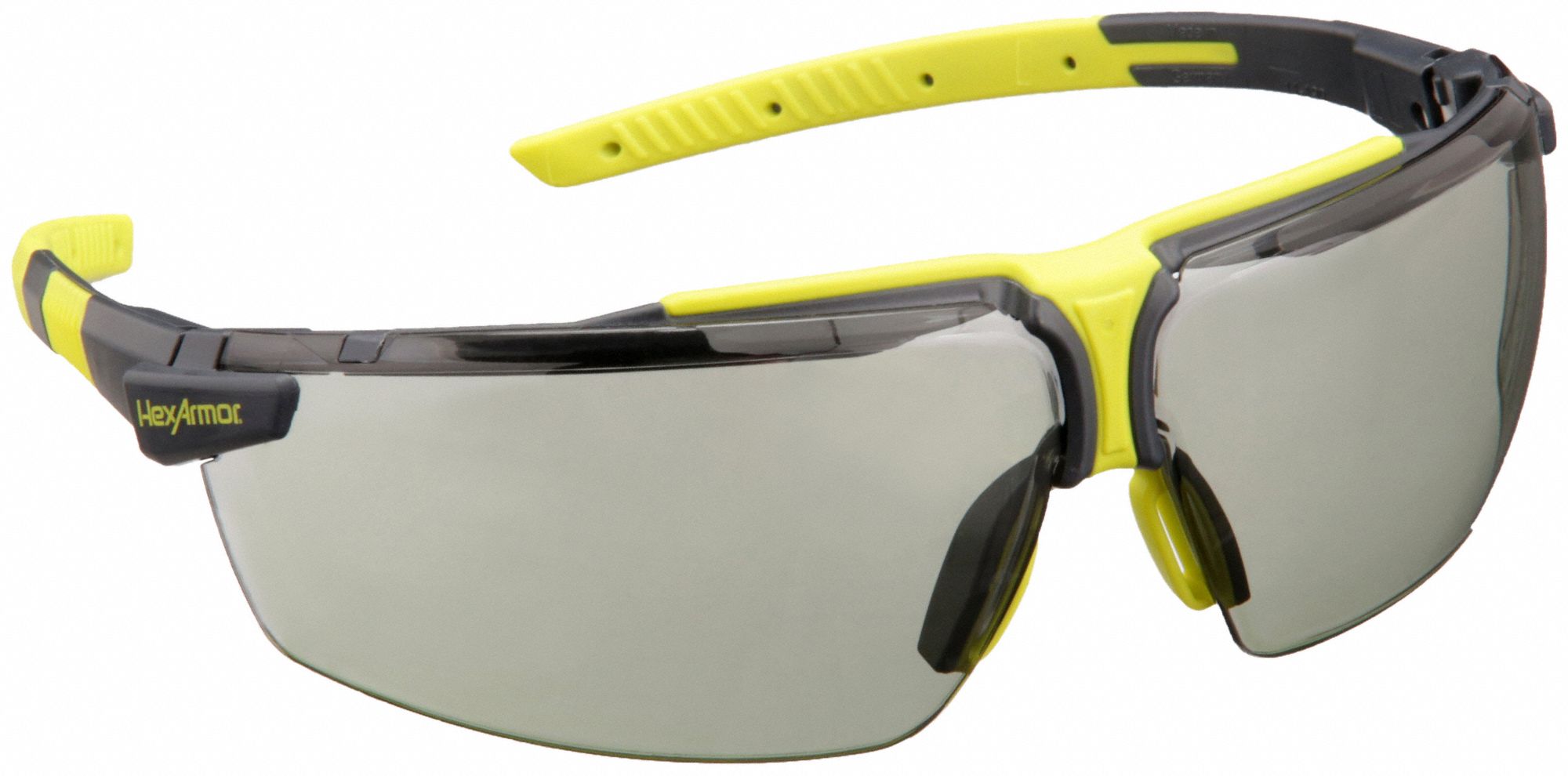 SAFETY GLASSES W PHOTOCHROMATIC LENS ANSI CE CSA ANTI FOG SCRATCH RESIST UV DK GRY PC TP ELAST