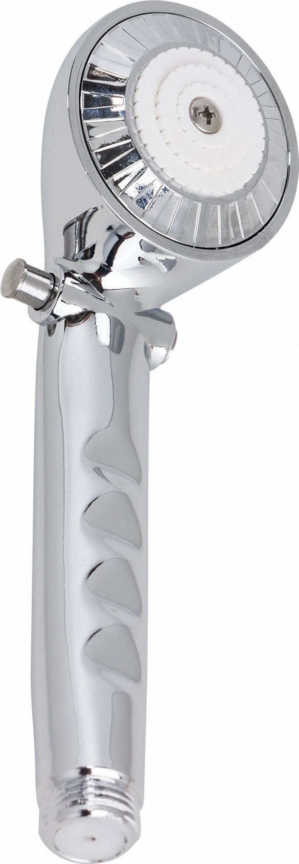 Handheld Showerhead: Plastic, Chrome, 2.5 gpm Flow Rate, Single Function