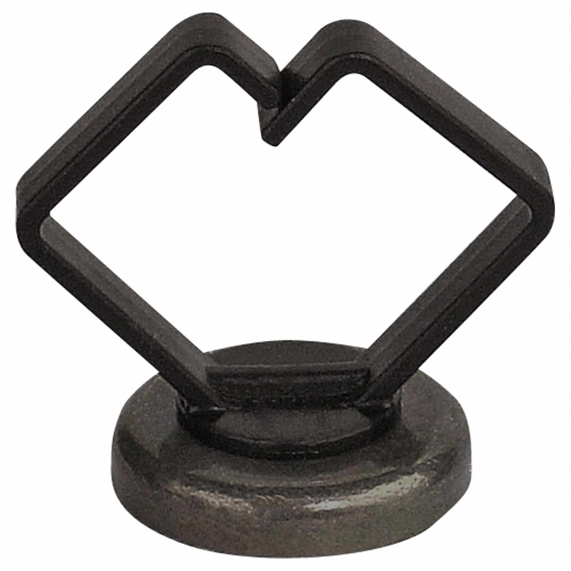 Snap-In Cable Holder: 1 in Max. Bundle Dia., Polymer, Black, 15 lb Holding Capacity