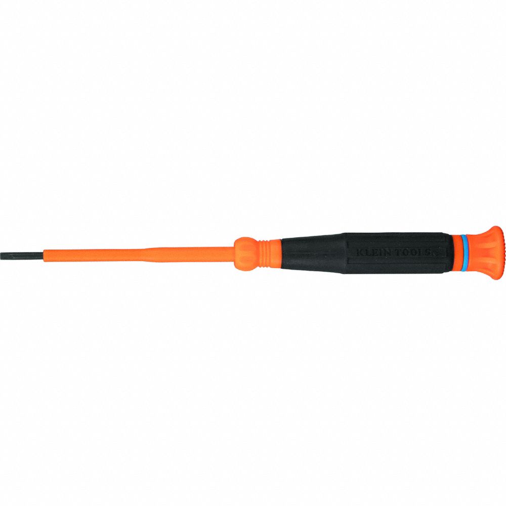 Insulated Screwdriver,  Slotted 3/32-Inch