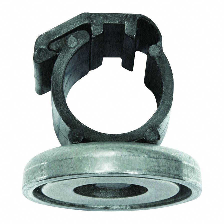 Snap-In Cable Holder: 0.5 in Max. Bundle Dia., Plastic, 15 lb Holding Capacity