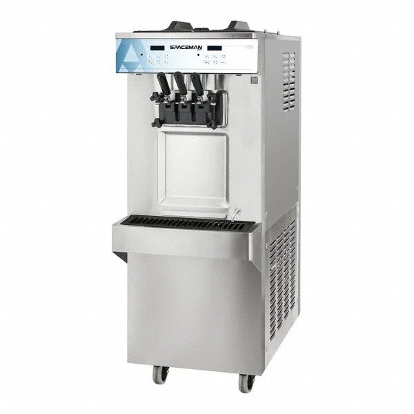 Soft Serve Machine: 2 Dispensers, 2 Flavors, 30 in Overall Dp, 58 in Overall Ht