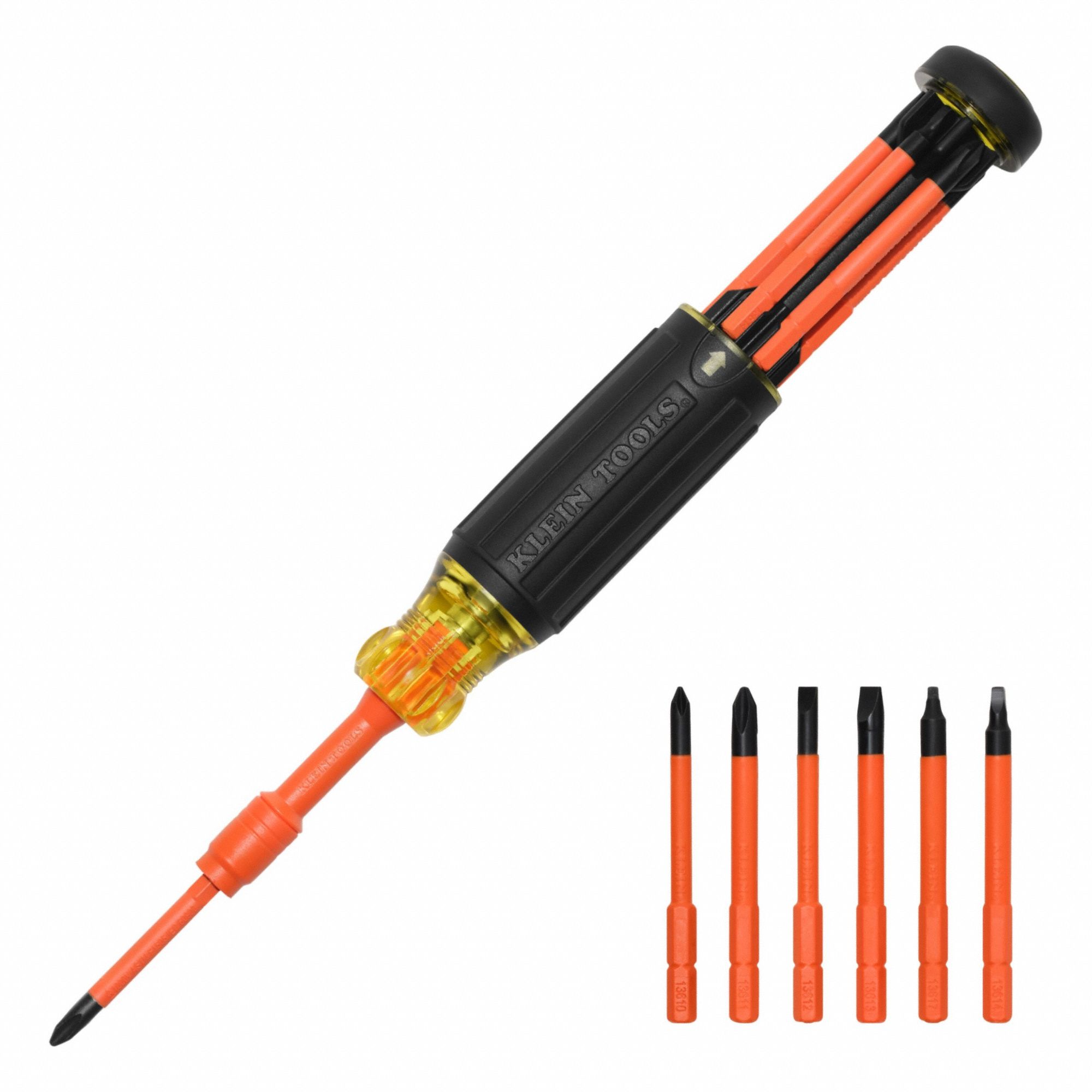Screwdriver 9 in L Plastic Rubber