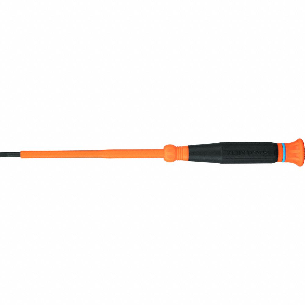 Insulated Screwdriver,  Slotted 1/8-Inch