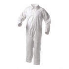 COLLARED COVERALLS, WHITE, S, STRAIGHT, MICROPOROUS FILM, ANKLE