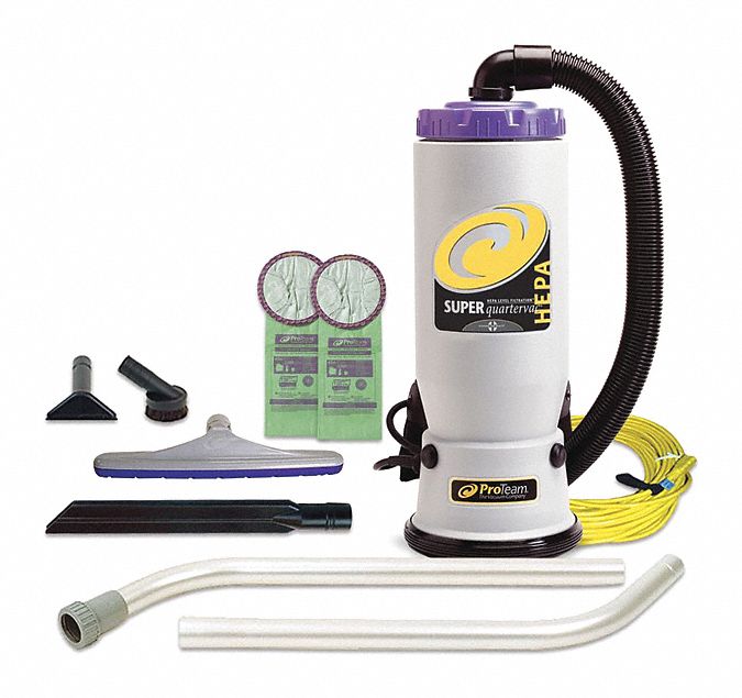 PROTEAM Super QuarterVac, HEPA, BP, 107098 Kit 62MG30107108 Grainger