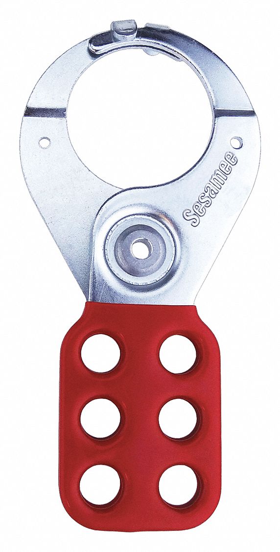 Safety Lockout Hasp, 1-1/2" W