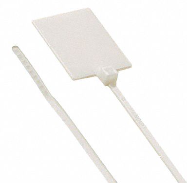 Cable Tie, 5.1"L, White, PK1000, PK1000