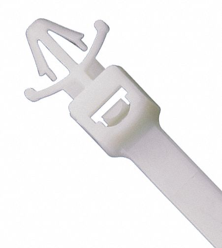 PANDUIT, 6 in Nominal Lg, 1 1/4 in Nominal Max. Bundle Dia., Cable Tie ...