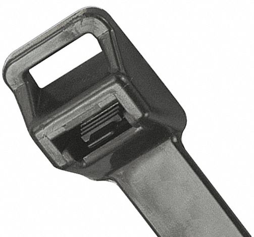 Cable Tie, 20.1"L, Nylon, Black, PK100, PK100