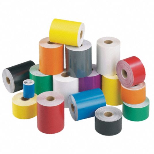 2 in x 100 ft, Vinyl, Printable Labeling Tape,2