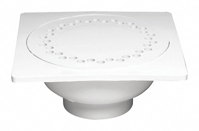 Bell Trap, Drain, PVC, 1.5-2 6"x6"